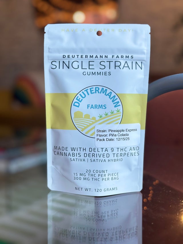 Deutermann Farms Sativa 15mg THCa Gummies